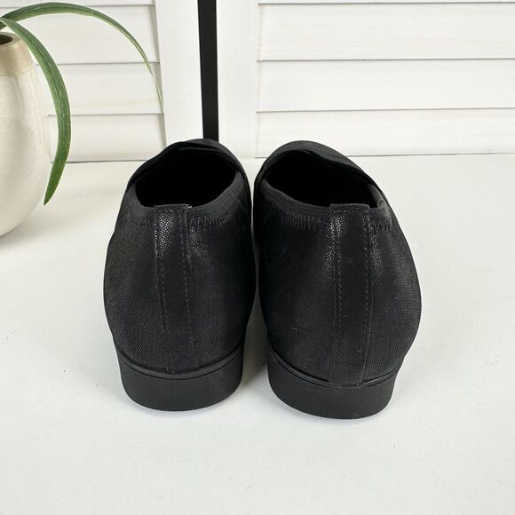 Gabor Matilda Slip On Ballet Flat Black Shimmer Leather Loafer Shoe UK 4.5 US 7‎ - Picture 5 of 9